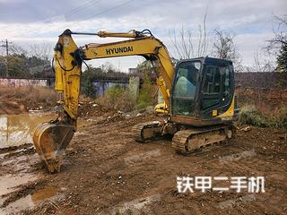 安庆现代R80-7挖掘机实拍图片