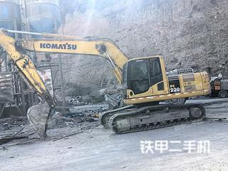 四川-广元市二手小松PC220-8M0挖掘机实拍照片