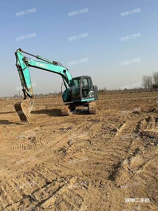 丹东神钢SK135SR-3挖掘机实拍图片