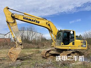 芜湖小松PC200-8M0挖掘机实拍图片