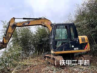 江西-九江市二手卡特彼勒307D液压挖掘机实拍照片