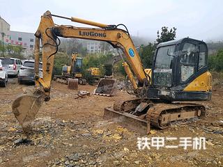 贵州-六盘水市二手柳工CLG906D挖掘机实拍照片