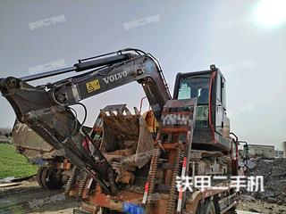 河南-许昌市二手沃尔沃EC75DAG挖掘机实拍照片