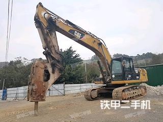 贵州-六盘水市二手卡特彼勒329D挖掘机实拍照片