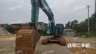 四川-雅安市二手神钢SK350LC-10挖掘机实拍照片