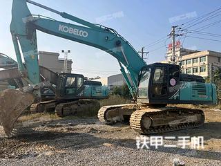 广西-柳州市二手神钢SK350LC-10挖掘机实拍照片