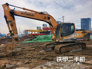 安庆现代R215-9挖掘机实拍图片