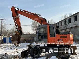 河北-保定市二手日立ZX130W挖掘机实拍照片