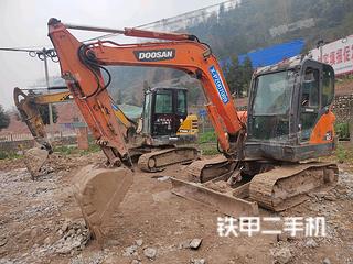 雅安斗山DX60挖掘机实拍图片