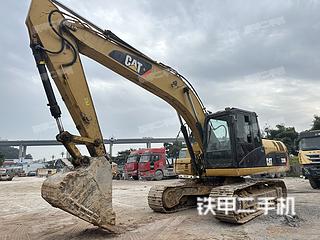 广东-广州市二手卡特彼勒320D液压挖掘机实拍照片