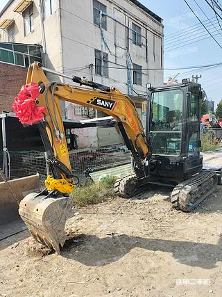 河南-商丘市二手三一重工SY35U挖掘机实拍照片