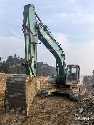 陕西-汉中市二手神钢SK250-8挖掘机实拍照片