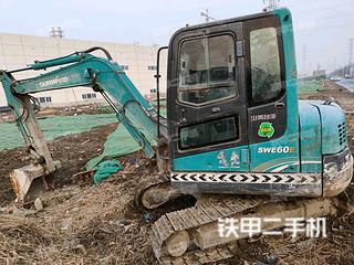 江苏-扬州市二手山河智能SWE60E挖掘机实拍照片