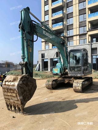 陕西-汉中市二手神钢SK140LC-8挖掘机实拍照片