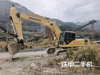 浙江-丽水市二手小松PC350-7挖掘机实拍照片