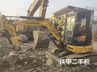 枣庄柳工CLG9035E挖掘机实拍图片