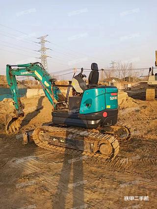 河南-郑州市二手山河智能SWE35UU挖掘机实拍照片