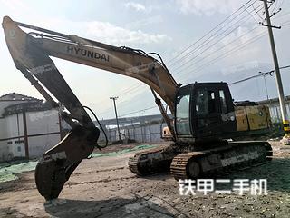 四川-雅安市二手现代R225LC-7挖掘机实拍照片
