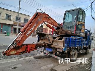 河南-许昌市二手斗山DH60-7挖掘机实拍照片