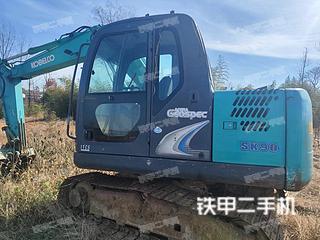 安徽-安庆市二手神钢SK75-8挖掘机实拍照片