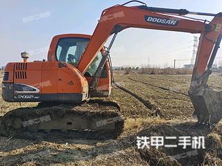 斗山DX75-9C挖掘机实拍图片