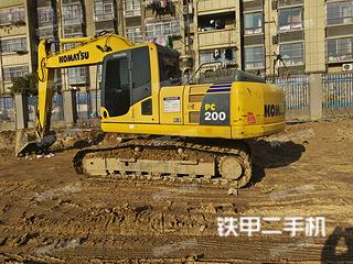 安徽-滁州市二手小松PC200-8M0挖掘机实拍照片