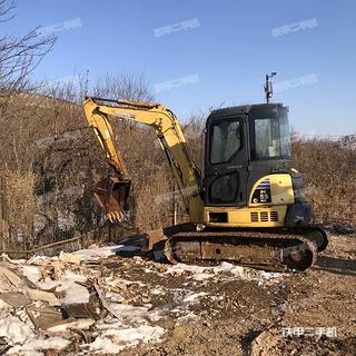 钦州小松PC55MR-2挖掘机实拍图片