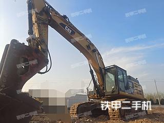 河南-开封市二手卡特彼勒349E挖掘机实拍照片