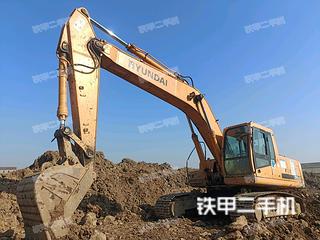 哈尔滨现代R265LC-7挖掘机实拍图片