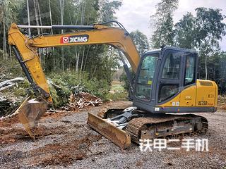 安徽-安庆市二手徐工XE75DA挖掘机实拍照片