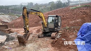 四川-乐山市二手柳工CLG906C挖掘机实拍照片