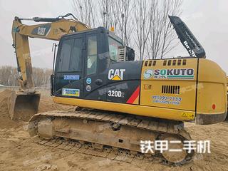北京-北京市二手卡特彼勒320D液压挖掘机实拍照片