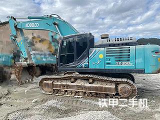 广东-梅州市二手神钢SK350LC-10挖掘机实拍照片