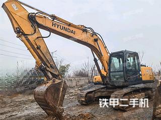 南京现代R215-7C挖掘机实拍图片