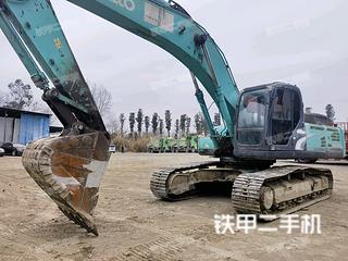 四川-成都市二手神钢SK350LC-8挖掘机实拍照片