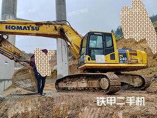重庆-重庆市二手小松PC240LC-8M0挖掘机实拍照片