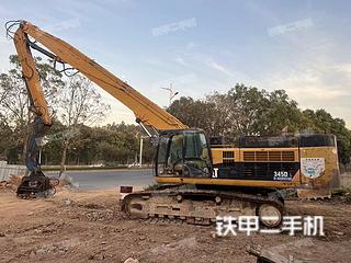 广东-惠州市二手卡特彼勒345CL挖掘机实拍照片
