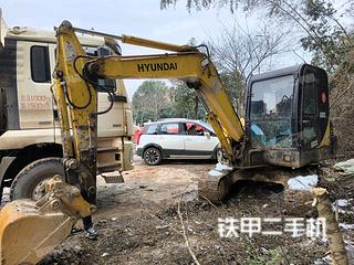 湖南-益阳市二手现代R55-7挖掘机实拍照片