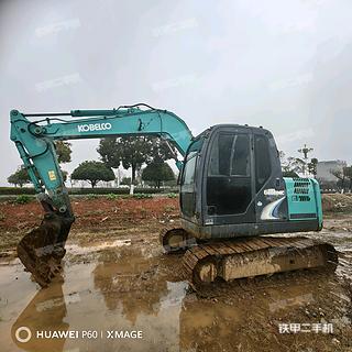 江西-萍乡市二手神钢SK75-8挖掘机实拍照片