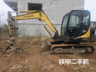 江西-鹰潭市二手现代R60-7挖掘机实拍照片