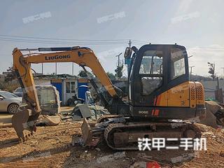 贵州-安顺市二手柳工CLG906E挖掘机实拍照片