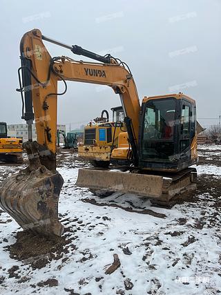 陕西-西安市二手现代R75BVS挖掘机实拍照片
