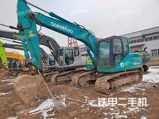 陕西-西安市二手山河智能SWE155E-3挖掘机实拍照片