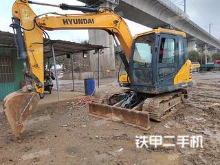 江苏-常州市二手现代R75BVS挖掘机实拍照片