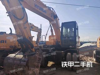 秦皇岛现代R150W-7挖掘机实拍图片