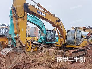 广东-河源市二手加藤HD820III挖掘机实拍照片