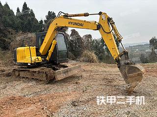 四川-阿坝藏族羌族自治州二手现代R80-7挖掘机实拍照片