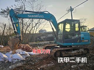 江西-鹰潭市二手山河智能SWE80E9挖掘机实拍照片