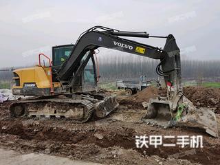 岳阳沃尔沃EC75DAG挖掘机实拍图片