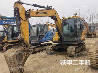 郑州现代R75VS挖掘机实拍图片
